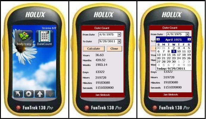 Mobiledev jans Date Count For Holux Funtrek 130 Pro