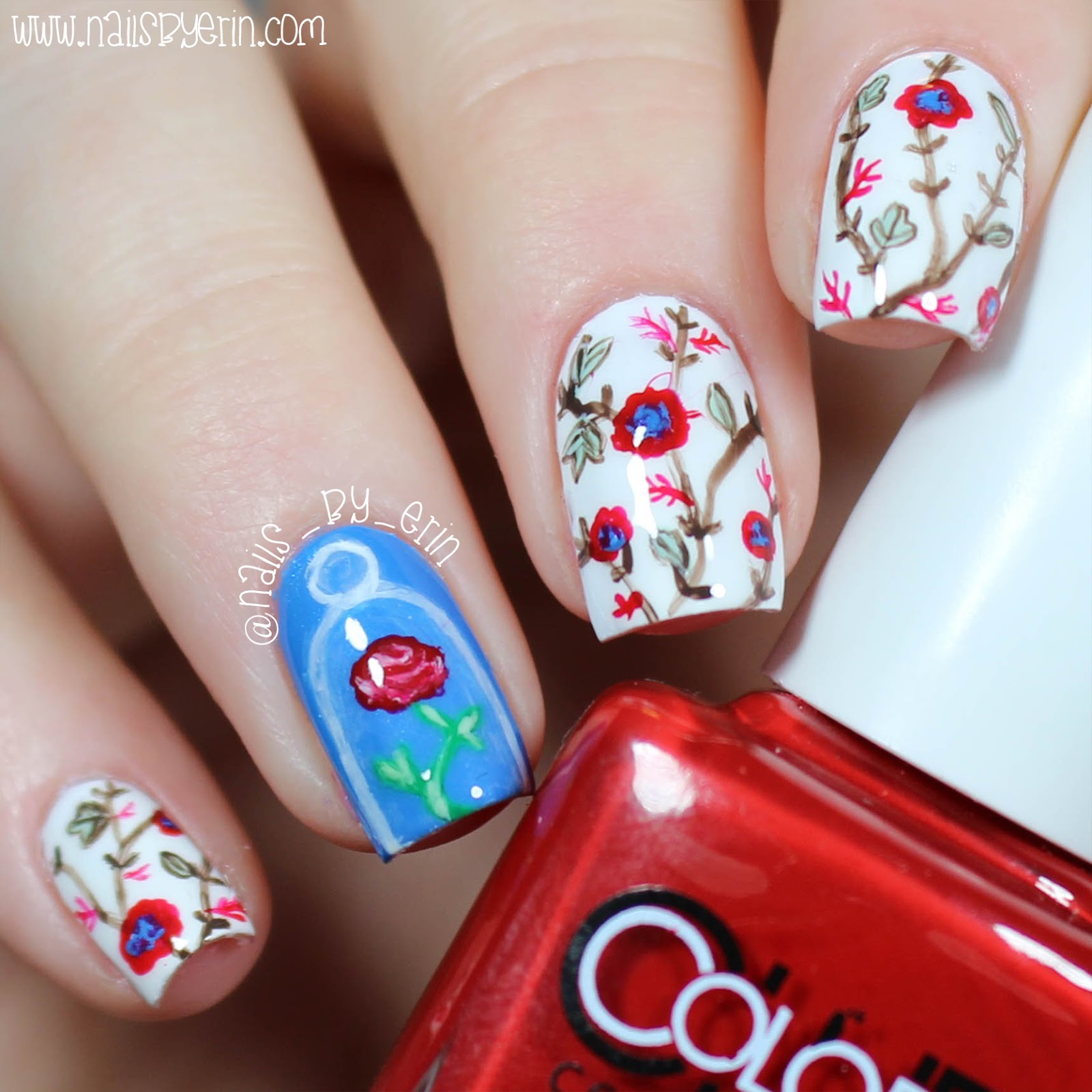 Nailsbyerin Beauty And The Beast 2017 Nails I Think That The Costumes And Sets Look So Amazing For Movie Wanted To Do A Design Was Inspired More By 2017 Version