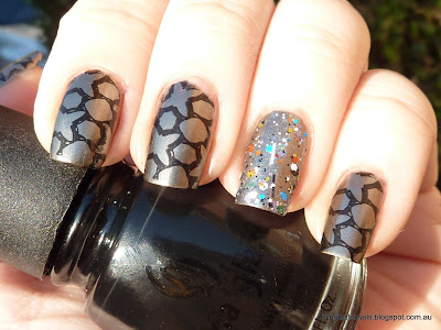 Layla Black as Ebony with stamping