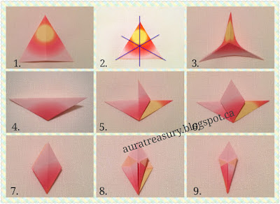 how to make valentine's origami lily