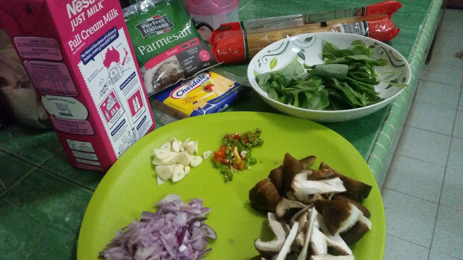 unTitled RESEPI Spaghetti Carbonara TANPA sos prego
