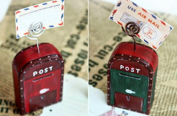 Haz un porta sobres de madera en forma de buzón ~ Solountip.com