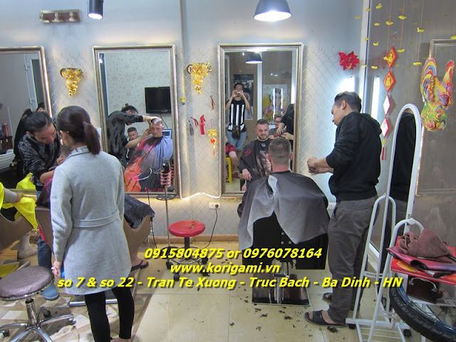 TIỆM CẮT TÓC ĐÔNG KHÁCH NƯỚC NGOÀI NHẤT TẠI HÀ NỘI