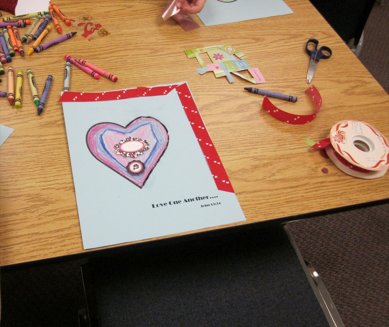 Life is Sweet February Kids craft pictures