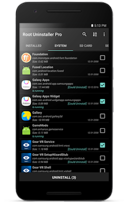 حذف برامج الاندرويد من جذورها, طريقة حذف التطبيقات الاساسية من الاندرويد, مسح التطبيقات
