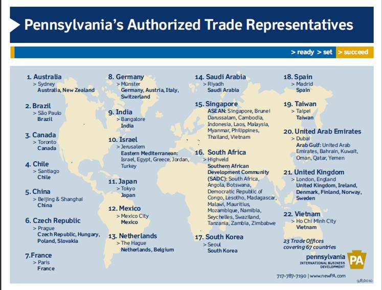 CENTRAL PENNSYLVANIA'S TRADE BLOG Pennsylvania's Free Export Assistance Services