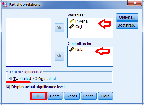 Cara menghitung Korelasi Parsial Dengan SPSS - matabaraja.com cara menghitung korelasi parsial dengan menggunakan program spss statistik 4