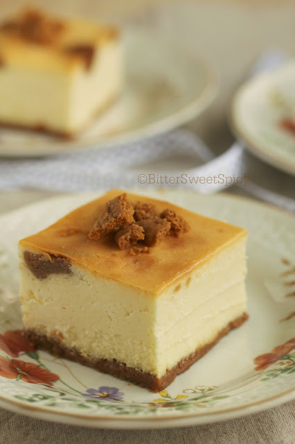 BitterSweetSpicy: Caramelised Cookie Cheesecake