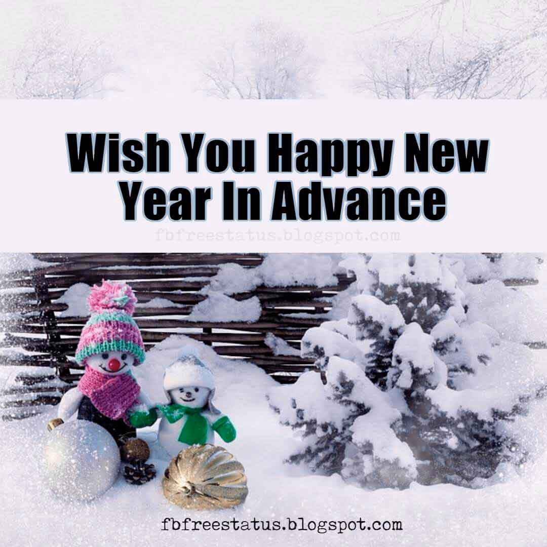 Advance Happy New Year Images, Wishes and Quotes