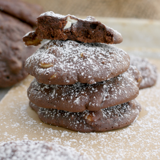 Triple-Chocolate Brownie Cookies with Zucchini