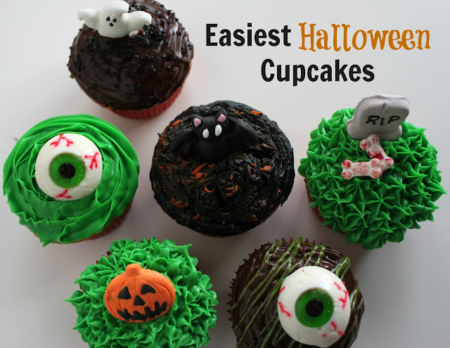 These easy Halloween cupcakes come together in minutes. You don't need any experience to make these adorable treats!