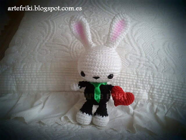 conejo amigurumi crochet doll ganchillo muñeco bunny cute heart