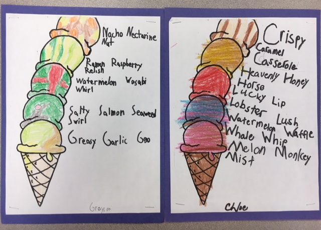 Third Grade's a Charm: Not-So-Yummy Ice Cream Alliterations