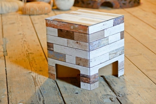 Stool Cardboard Original ideas!