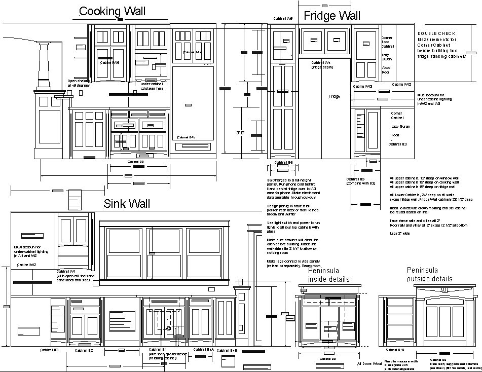 Kitchen Cabinets Plans 