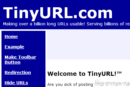 TinyURL缩短网址服务