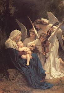 La Vierge aux Anges [The Virgin with Angels] (1881) By William Bouguereau