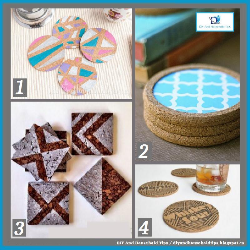 DIY And Household Tips 4 DIY Cork Coasters Makeovers