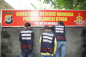 Polda Sulut Kembali Berantas Peredaran Narkoba