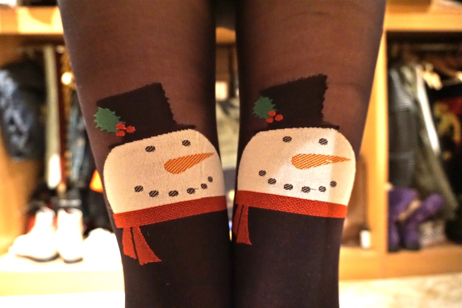etc. Cien años sin cable Step into Christmas - Pretty Polly Snowman Tights Review - Tights and  Ladders
