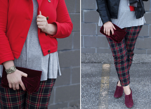How to wear plaid pants for the holidays