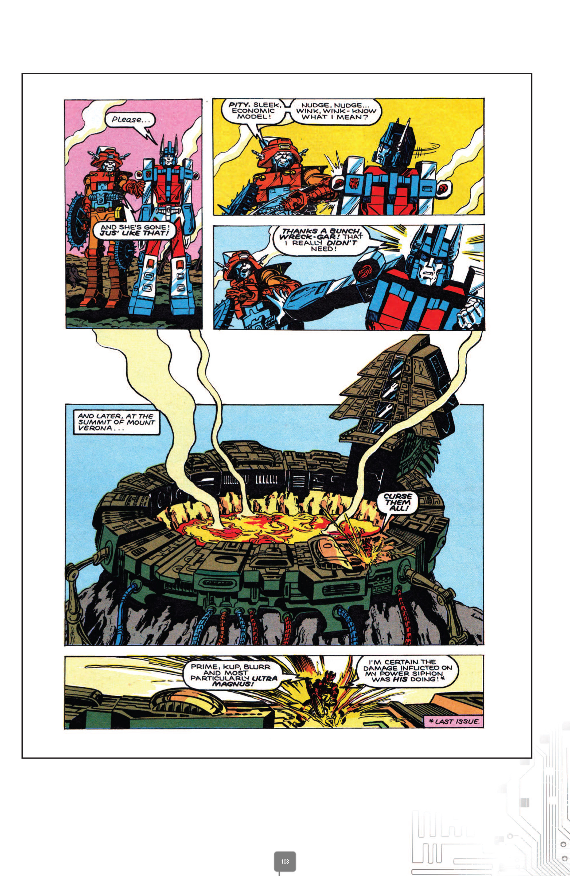 Read online The Transformers Classics UK comic -  Issue # TPB 4 - 108