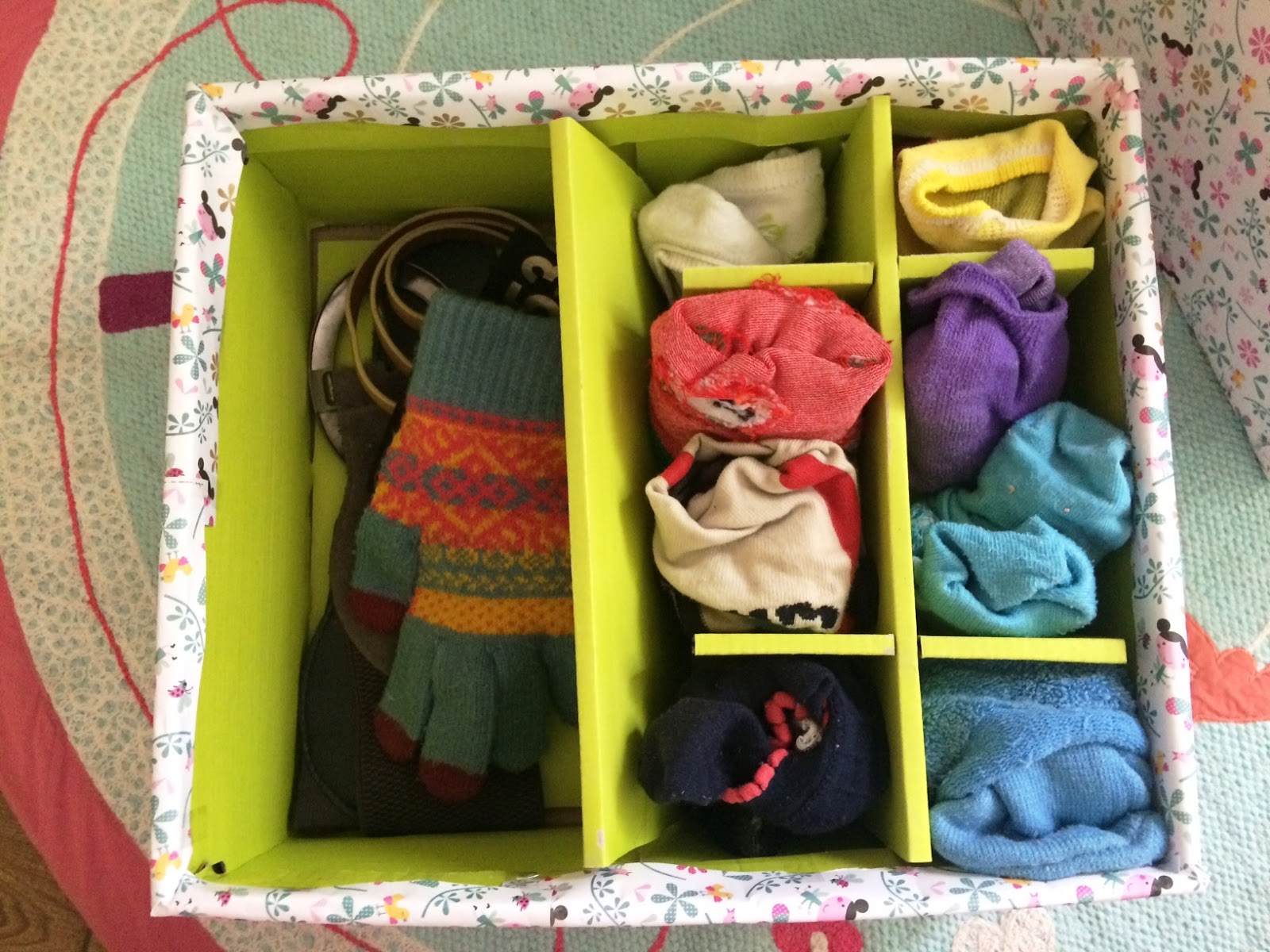 Anchored forever DIY SHOEBOX UPCYCLE