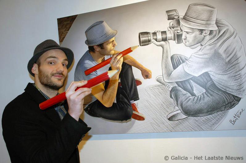 Artist Ben Heine for Het Laatste Nieuws - National newspaper in Belgium - 2014