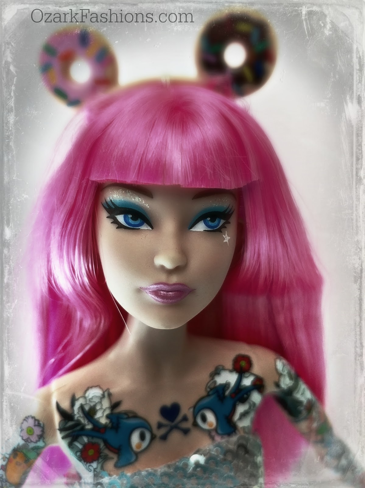 Ozarkfashions Tokidoki Tattoo Barbie Barbie Doll Stripes