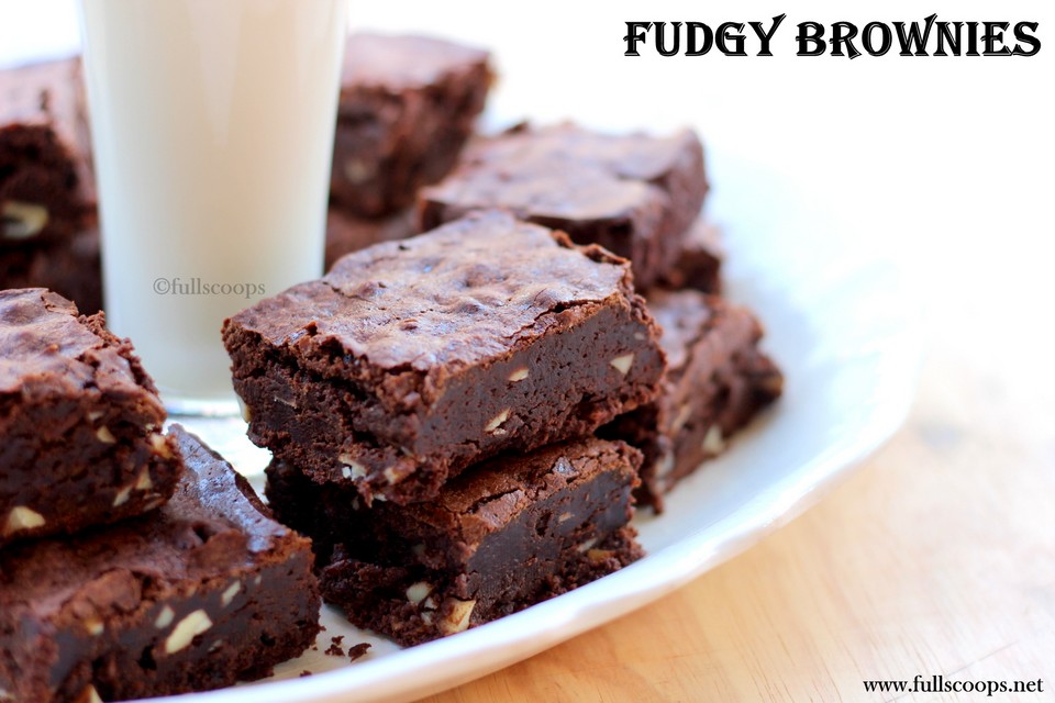 Best Fudgy Cocoa Brownies Full Scoops A food blog with easy,simple