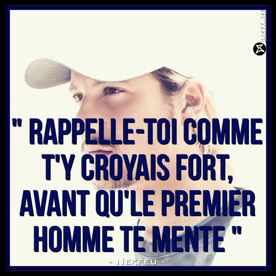 Chen Gai France ) citation nekfeu