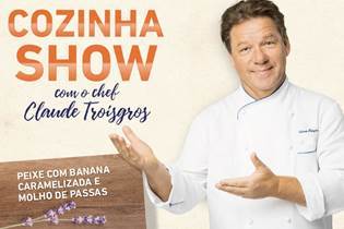 Claude Troisgros ministra aula show de gastronomia no Pague Menos Claude Troisgros ministra aula show de gastronomia no Pague Menos