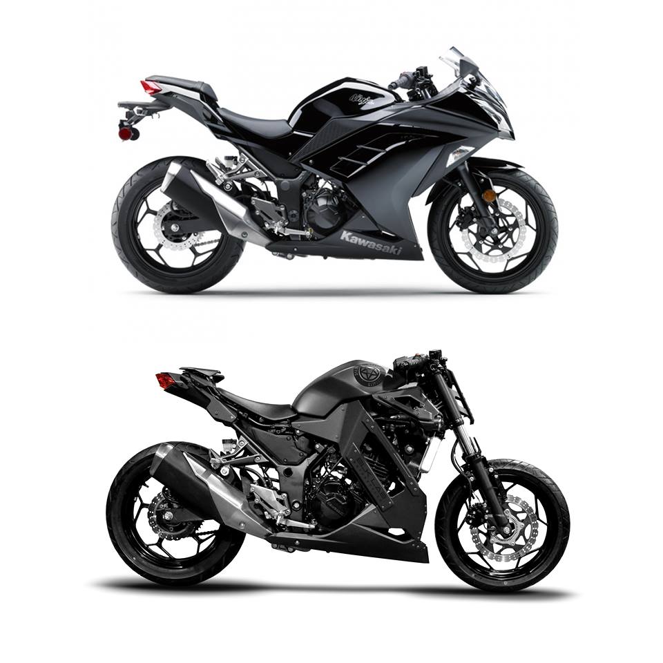 Modifikasi / Body Kit Custom Ninja 250R / Ninja 250 FI by