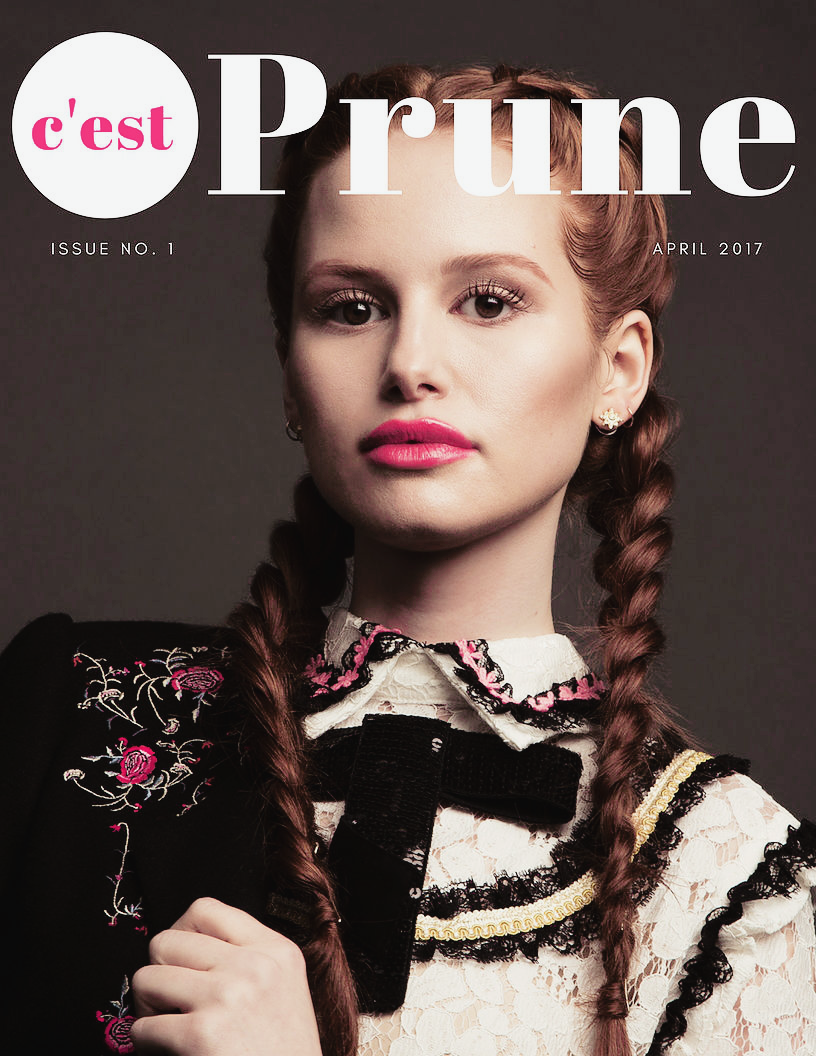 Madelaine Petsch for Prune Magazine Cover - April, 2017 - Celebrity