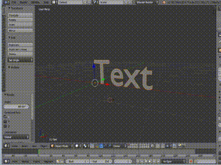 Cara membuat Text 3D dengan mudah menggunakan Blender Cara membuat Text 3D dengan mudah menggunakan Blender