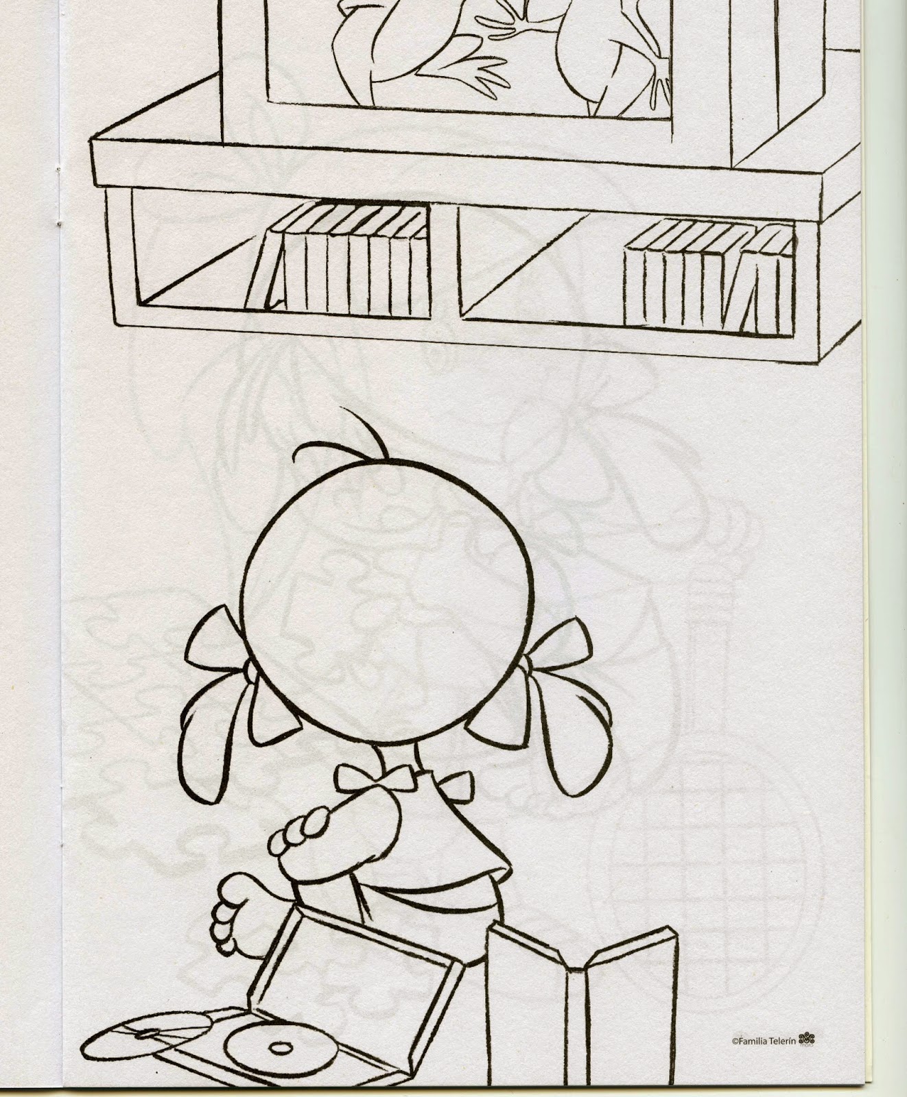 Insula Barataria: FAMILIA TELERÍN-colorear