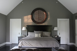 farmhouse bedroom modern industrial floor 2nd walls tour grey bed doors