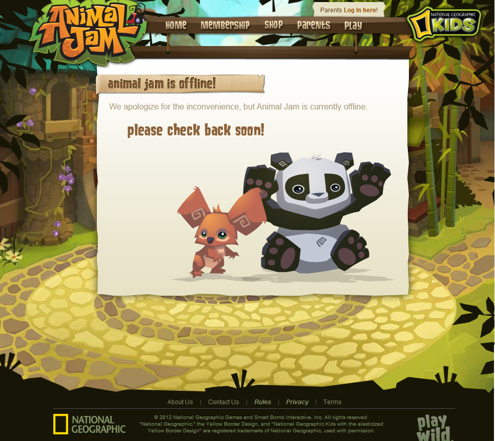 Animal Jam Freeze 3 July 2012