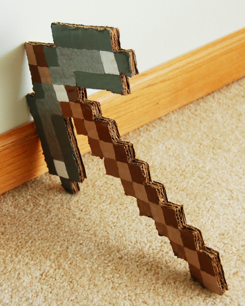 The Almost Perfectionist Homemade Minecraft Pickaxe