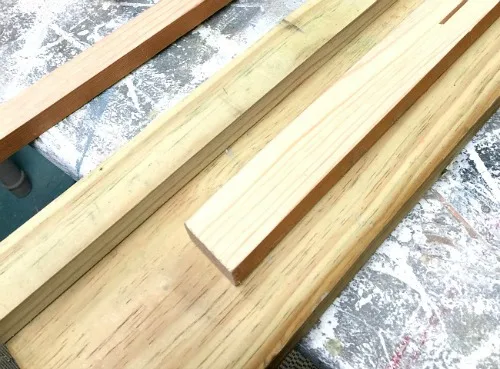 Found wood for a window shelf 