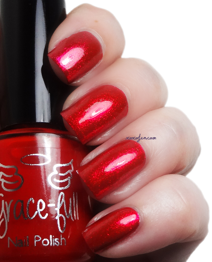 xoxoJen's swatch of Grace-full Red Tint