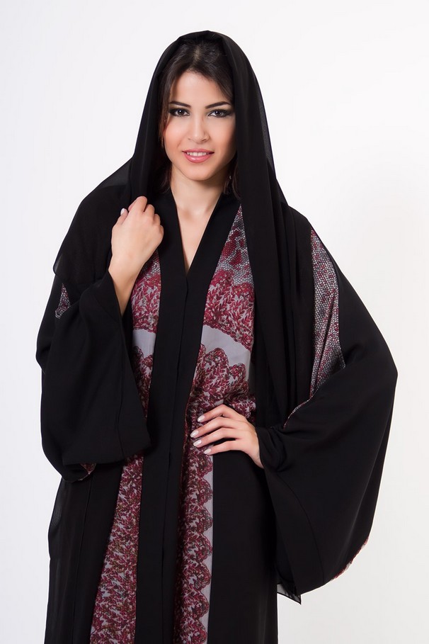 Dubai Abaya Collection 2013 | Emirati Abaya Hijab Fashion 2013-2014 - Pakistani Suits Online 