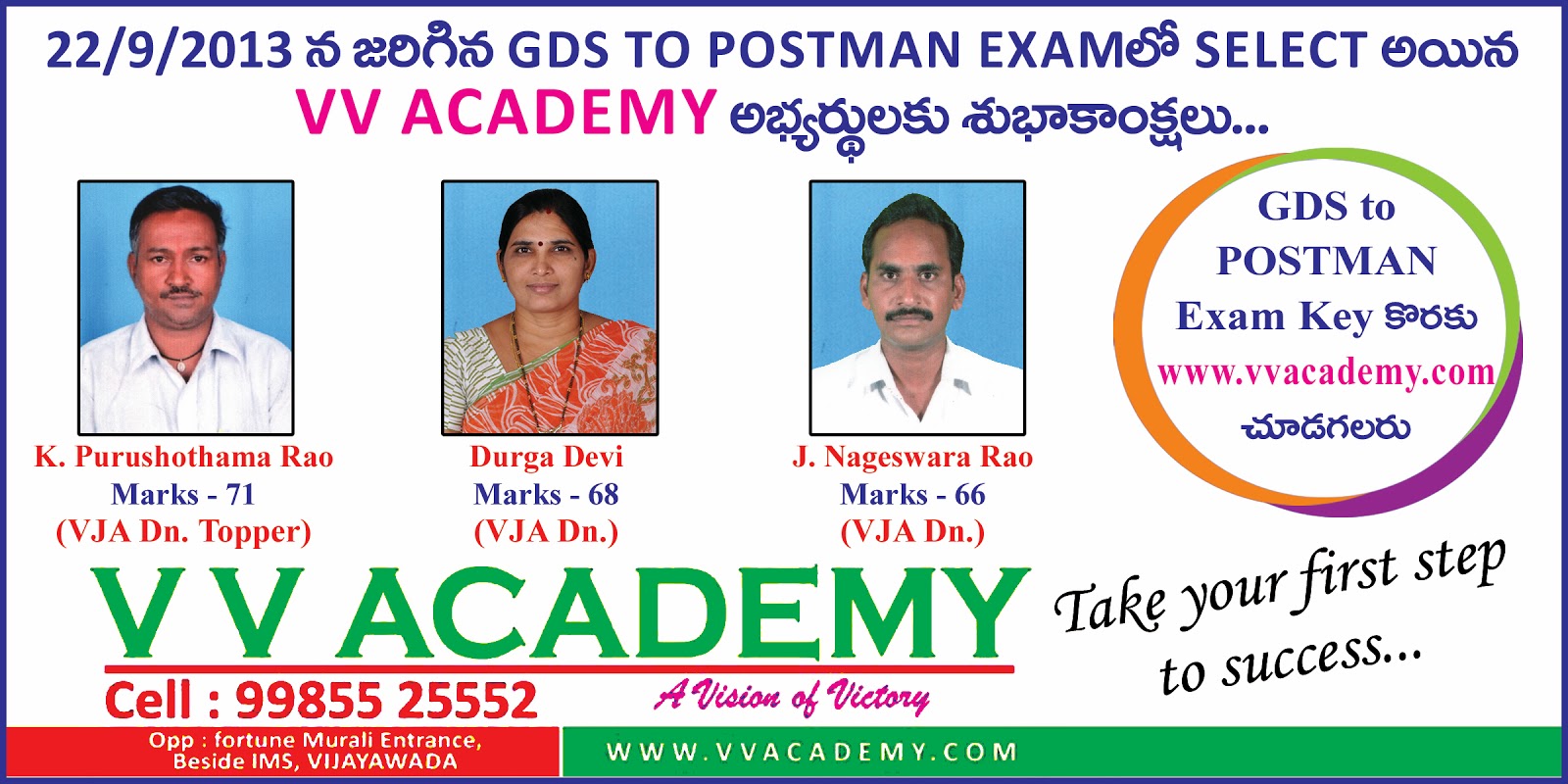 V V ACADEMY (A VISION OF VICTORY) GDS TO POSTMAN EXAM