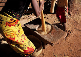 Grounding rice in Madagascar Grounding rice in Madagascar