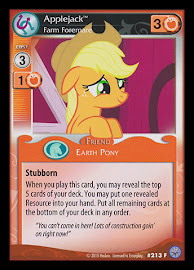 My Little Pony Applejack, Farm Foremare Premiere CCG Card