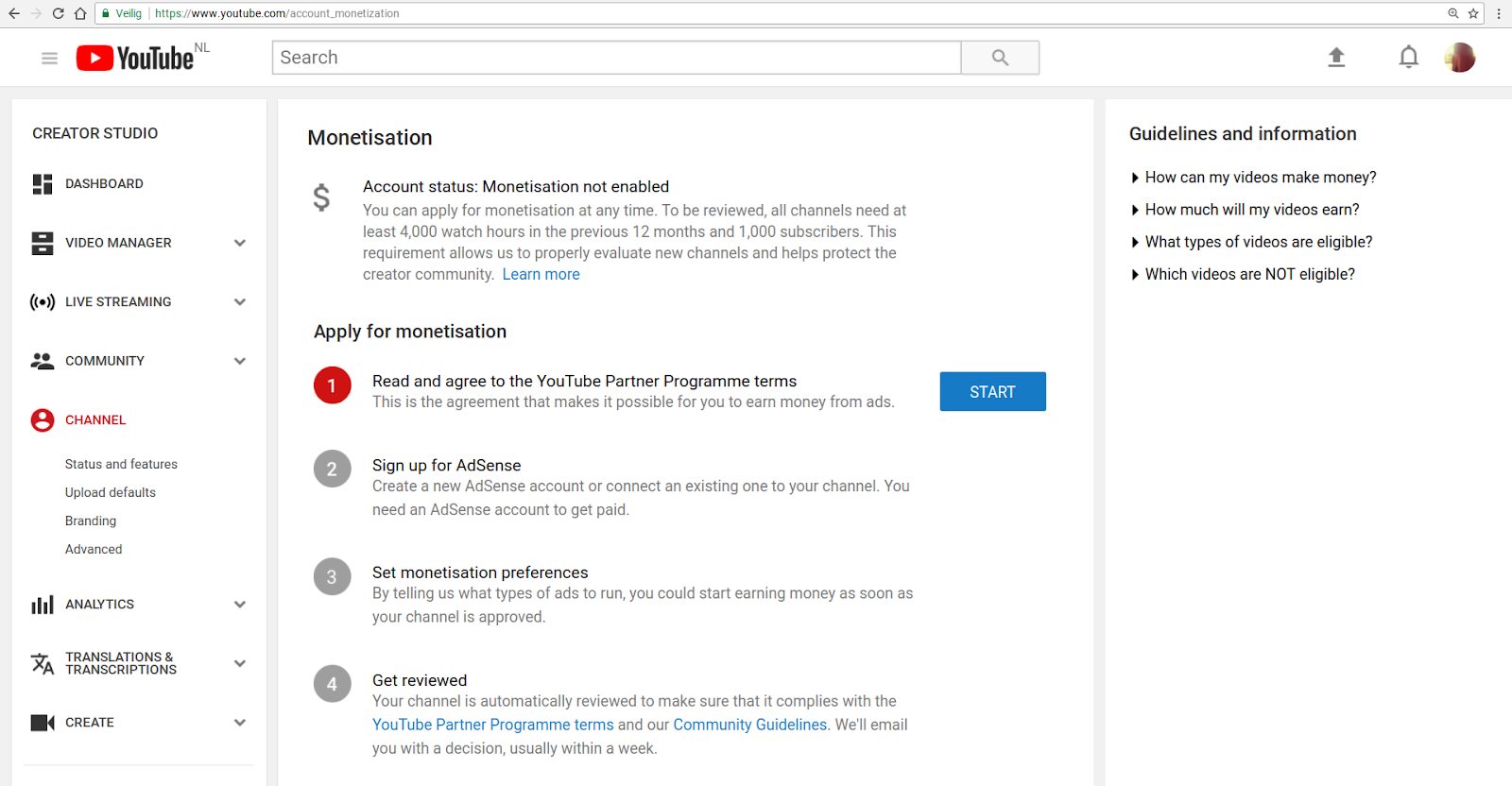Youtube Channel Monetization Problem Why You Can T Move Forward