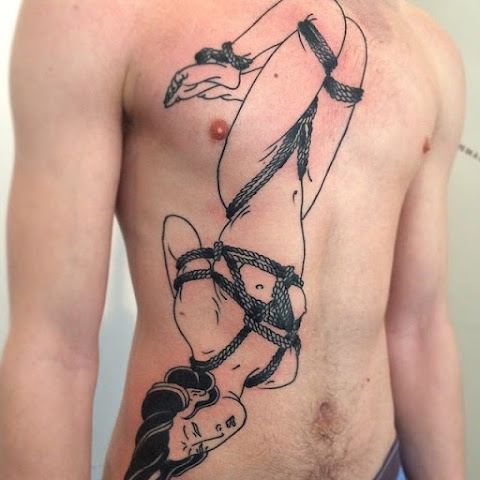 15 Intense Shibari Tattoos 15 Intense Shibari Tattoos