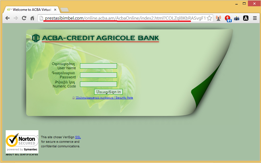 Հակերները ստեղծել են համակարգի ֆիշինգային տարբերակը