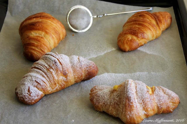 croissant sfogliati ricetta