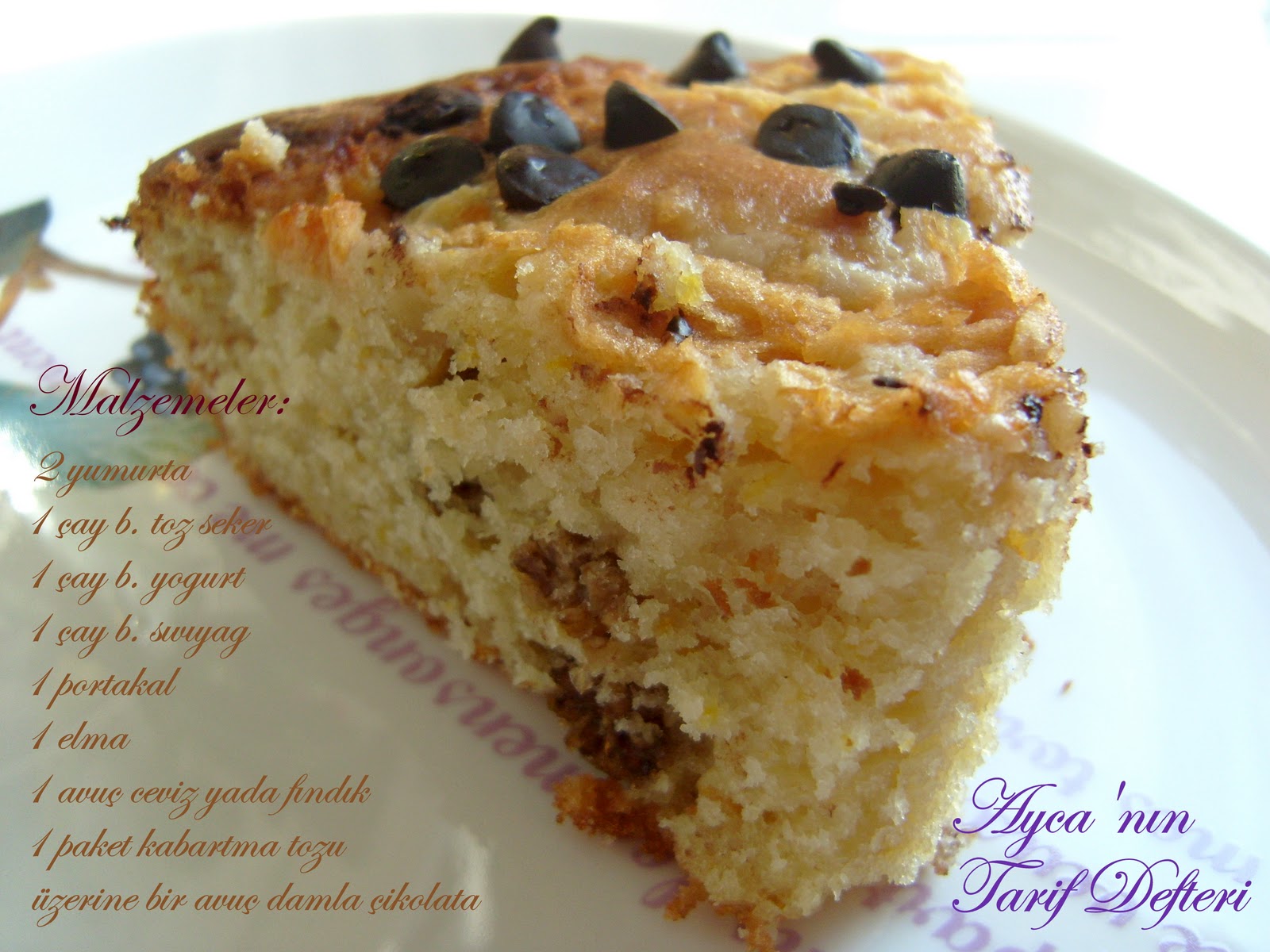 Panpankedi&hellip; Elmalı, portakallı nemli kek&hellip;